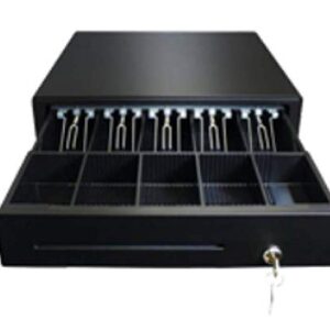 Posiflex Rugtek CR-410 Metal Cash Drawers with 5 Note & 5 Coin Compartment
