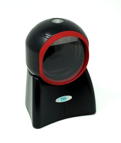 TVS Table Top Barcode Scanner 1D 2D High-Speed Scan Reader