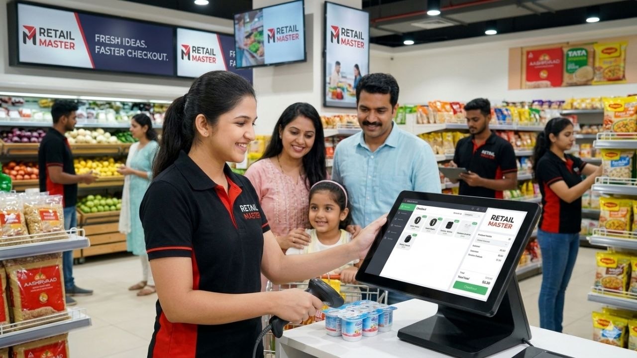 Retail billing software POS system for shops in India with GST billing and inventory management
