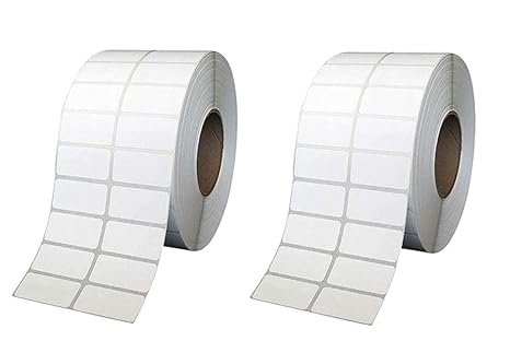 Barcode Label Sticker - 2 x 1 inch 2 Ups - 2000 Labels Per Roll