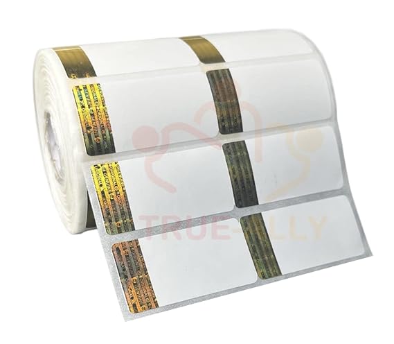 Holographic Chromo Barcode Label - 2 x 1, 2 Ups - 2000 Labels/Roll