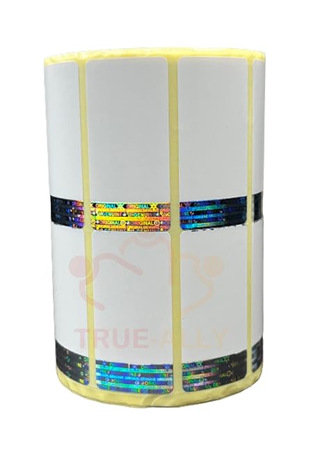 Holographic Barcode Label - 2 x 1 inch