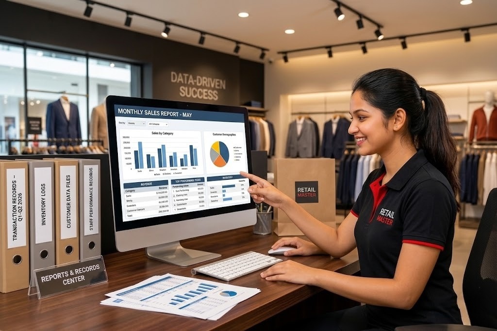 Garment Store Business Reports and Analytics Software